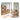 Stunning Brown Oak and Tung Wood Cabinet with Stylish Metal Accents hym - 483MUTUKISPACE