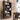 Stunning Brown Oak and Tung Wood Cabinet with Stylish Metal Accents hym - 483MUTUKISPACE