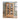 Stunning Brown Oak and Tung Wood Cabinet with Stylish Metal Accents hym - 483MUTUKISPACE