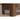 Stunning Brown Oak and Tung Wood Cabinet with Stylish Metal Accents hym - 483MUTUKISPACE