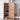 Premium Brown Oak & Tung Wood Cabinet - Natural Wood Finish hym - 484MUTUKISPACE