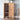 Premium Brown Oak & Tung Wood Cabinet - Natural Wood Finish hym - 484MUTUKISPACE