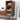 Exquisite Brown Tung Wood Cabinet with Metal Accents for Modern Living Spaces hym - 486MUTUKISPACE
