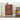 Stylish Brown Tung Wood and Metal Chest hym - 487MUTUKISPACE
