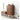 Stylish Brown Tung Wood and Metal Chest hym - 487MUTUKISPACE