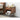 Stylish Brown Tung Wood Bedside Cupboard with Durable Metal Accents hym - 488MUTUKISPACE
