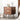 Stylish Bedside Cupboard - Brown Tung Wood & Metal Finish hym - 489MUTUKISPACE