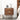 Stylish Bedside Cupboard - Brown Tung Wood & Metal Finish hym - 489MUTUKISPACE