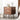 Stylish Bedside Cupboard - Brown Tung Wood & Metal Finish hym - 489MUTUKISPACE