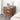 Stylish Bedside Cupboard - Brown Tung Wood & Metal Finish hym - 489MUTUKISPACE