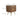 Stylish Bedside Cupboard - Brown Tung Wood & Metal Finish hym - 489MUTUKISPACE