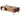 Elegant Brown Tung Wood Coffee Table with Metal Accents hym - 490MUTUKISPACE