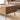 Elegant Brown Tung Wood Coffee Table with Metal Accents hym - 490MUTUKISPACE