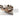 Elegant Brown Tung Wood Coffee Table with Metal Accents hym - 490MUTUKISPACE