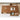 Elegant Brown Tung Wood Coffee Table with Metal Accents hym - 490MUTUKISPACE