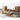 Elegant Brown Tung Wood Coffee Table with Metal Accents hym - 490MUTUKISPACE
