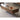 Elegant Brown Tung Wood Coffee Table with Metal Accents hym - 490MUTUKISPACE