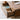Elegant Brown Tung Wood Coffee Table with Metal Accents hym - 490MUTUKISPACE