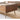 Elegant Brown Tung Wood Coffee Table with Metal Accents hym - 490MUTUKISPACE