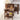 Stunning Brown Tung Wood Tea Table - Elegant Design for Your Living Room Decor hym - 491MUTUKISPACE