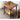 Stunning Brown Tung Wood Tea Table - Elegant Design for Your Living Room Decor hym - 491MUTUKISPACE