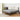 Stylish Bed with Natural Oak, Pine & Cotton - Ramie Upholstery – Elegant Brown, Off White & Gray Finish hym - 630MUTUKISPACE