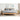 Stylish Bed with Natural Oak, Pine & Cotton - Ramie Upholstery – Elegant Brown, Off White & Gray Finish hym - 630MUTUKISPACE