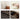 Modern Multicolor Sofabed with Solid Wood Frame and Leathaire Cotton Blend Upholstery hyt - 1237MUTUKISPACE