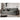 Stylish Solid Wood Sofabed with Cotton and Down Cushions in Dark Gray and Beige hyt - 1238MUTUKISPACE