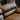 Luxurious Brown Sofa with Pine Wood Frame and Faux Leather Accents hzh - 1354MUTUKISPACE