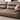 Luxurious Dark Brown Faux Leather Sofa with Sturdy Pine Wood Frame and Soft Cotton Finish hzh - 1355MUTUKISPACE
