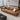 Stylish Pine Wood Sofa with Orange Cotton Blend and Luxurious Faux Leather Accents hzh - 1356MUTUKISPACE