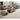 Stylish Gray Sofa with Pine Wood Frame and Faux Leather Accents - Comfortable Cotton Upholstery hzh - 1360MUTUKISPACE