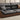 Elegant Dark Brown Sofa with Black Pine Wood Frame & Faux Leather Upholstery hzh - 1366MUTUKISPACE