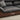 Elegant Dark Brown Sofa with Black Pine Wood Frame & Faux Leather Upholstery hzh - 1366MUTUKISPACE