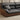 Elegant Dark Brown Sofa with Black Pine Wood Frame & Faux Leather Upholstery hzh - 1366MUTUKISPACE