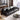 Stylish Black Pine Wood Sofa with Comfortable Goose Down and Faux Leather Finish hzh - 1368MUTUKISPACE