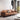 Brown Faux Leather Sofa with Pine Wood Frame and Cotton Accents hzh - 1369MUTUKISPACE