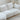 Luxurious White Pine Chenille Sofa with Plush Down Cushioning my - 352MUTUKISPACE