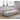 Modern White Sofa with Pine Frame and Stainless Steel Accents my - 366MUTUKISPACE