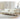 Luxurious Off - White Pine Leather Sofa with Plush Down Cushions and Sleek Stainless Steel Accents my - 372MUTUKISPACE