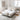 Luxurious Off - White Pine Bed with Premium Leather and Down Upholstery my - 380MUTUKISPACE