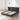 Luxurious Black Pine Bed with Leather Upholstery and Silk Floss Comfort my - 381MUTUKISPACE