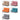 Modern Techno Fabric Sofa in Dark Blue, Light Gray, Khaki, and Orange with Wood Accents - Durable Nylon Upholstery qm - 14MUTUKISPACE