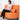 Modern Techno Fabric Sofa in Dark Blue, Light Gray, Khaki, and Orange with Wood Accents - Durable Nylon Upholstery qm - 14MUTUKISPACE