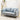 Stylish Mint Green & Dark Blue Sofa with Techno Fabric for Modern Living Rooms qm - 5MUTUKISPACE
