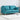 Stylish Mint Green & Yellow Cotton Sofa with Dark Wood Accents - Perfect for Modern Living Room Decor qm - 7MUTUKISPACE