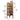 Stylish Natural Wood Cabinet with Rattan Accents - Premium Ash Wood Finish tzm - 516MUTUKISPACE