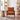Stylish Orange and Green Faux Leather Chair with Ash Wood and Silicon Fill tzm - 517MUTUKISPACE