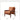 Stylish Orange and Green Faux Leather Chair with Ash Wood and Silicon Fill tzm - 517MUTUKISPACE